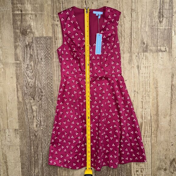 Draper James Dress 4 NWT Pink Floral Fit & Flare - Picture 4 of 6